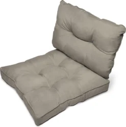 Beautissu Coussin D' Plein Air Résistant à L'eau 50x50x10 Cm - Coussin D'assise Coussin Grijs Clair Pour Salon De Mobilier De Jardin - Flair Lounge -Jardin Meubles Magasin 1188x1200 17