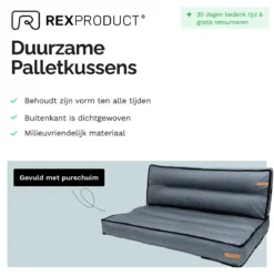 Rexproduct Bergamo Ensemble De Coussin De Palette WATERPROOF (coussin De Siège Et Coussin De Dossier) Canapé De Palette, Coussin De Palette, Ensemble De Coussin De Jardin, Coussin De Canapé De Jardin -Jardin Meubles Magasin 1189x1200 18