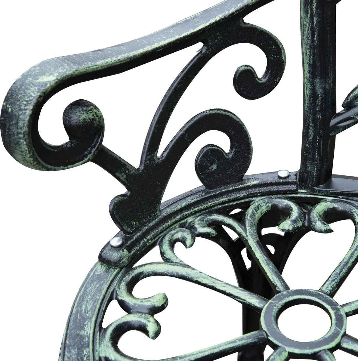 Banc De Jardin En Métal Outsunny Banc De Parc Mobilier De Jardin Banc De Fleurs à Deux Places Banc Antique 01-0794 5 Banc De Jardin En Métal Outsunny Banc De Parc Mobilier De Jardin Banc De Fleurs à Deux Places Banc Antique 01-0794 – Image 5