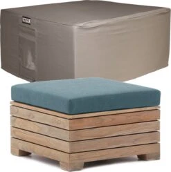 Housse De Protection Hocker 60 X 60 H : 45 Cm - Housse De Table De Jardin - RFS6060
