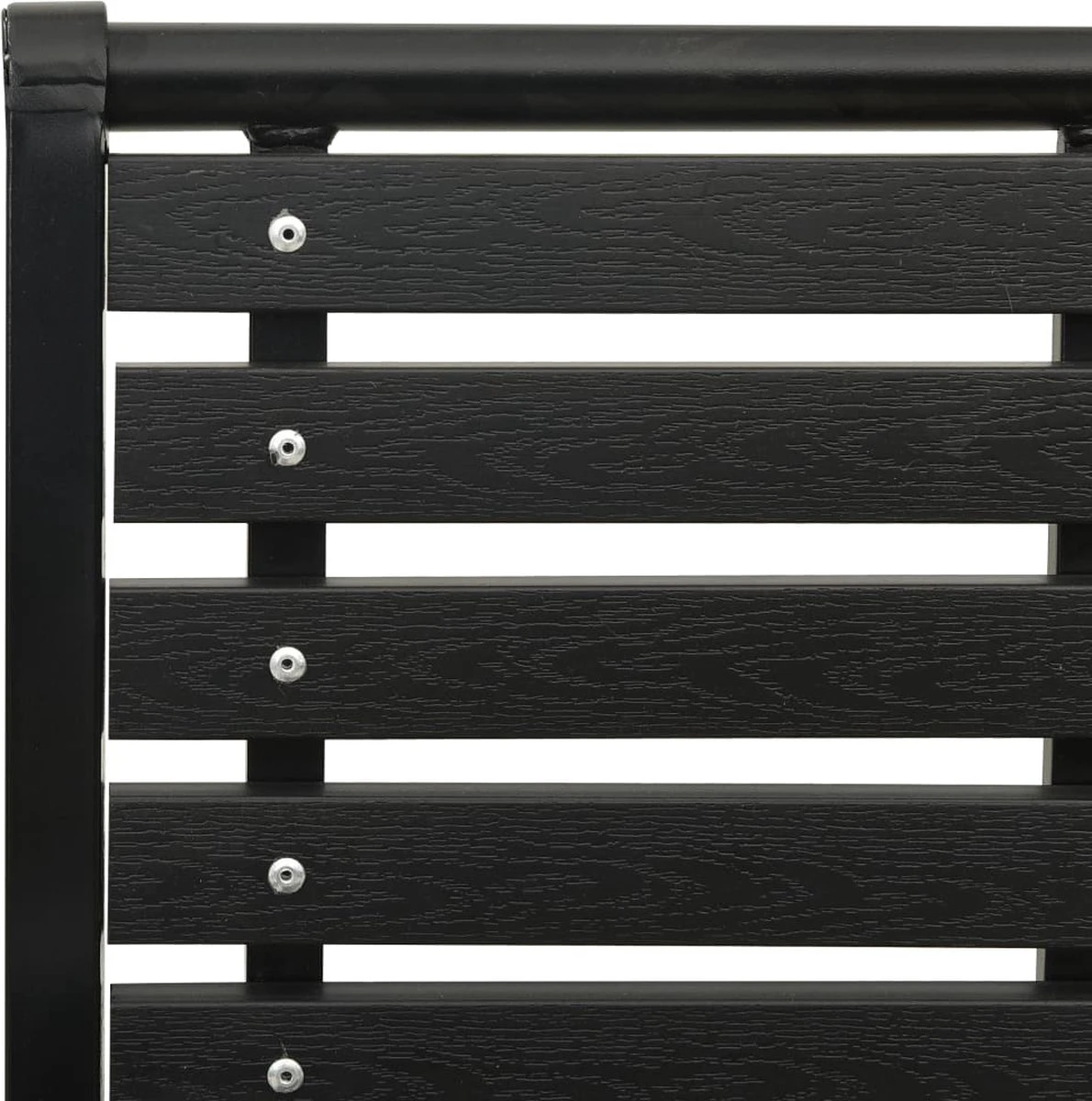 La Dolce Vita - Chaises De Jardin - Chaises D'extérieur - Chaises De Terrasse - Chaises De Jardin - Chaises Longues D'extérieur - Chaises De Table De Jardin - Chaises De Jardin 2 Pcs Acier Et HKC Noir 2 La Dolce Vita - Chaises De Jardin - Chaises D'extérieur - Chaises De Terrasse - Chaises De Jardin - Chaises Longues D'extérieur - Chaises De Table De Jardin - Chaises De Jardin 2 Pcs Acier Et HKC Noir – Image 2