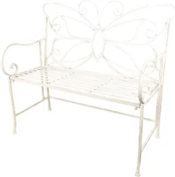 Canapé De Jardin 108*55*99cm Rectangle De Fer Wit Canapé Papillon Canapé Extérieur Jardin Mobilier De Jardin De Jardin -Jardin Meubles Magasin 1192x1200 3