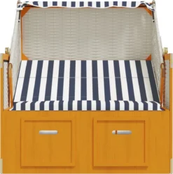 La Dolce Vita - Chaise De Plage à Baldaquin Poly Rotin Et Bois Massif Blanc Et Bleu -Jardin Meubles Magasin 1192x1200 9