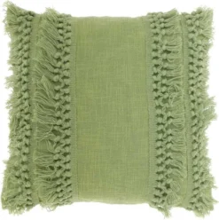 Une Unique Living | Coussin Saba 45x45cm Thé Vert | Coussin Salon Ou Chambre