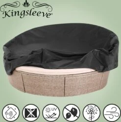 Kingsleeve Solar Island 188x50cm Tissu Oxford Rond Indéchirable Coupe-Vent 7 Kingsleeve Solar Island 188x50cm Tissu Oxford Rond Indéchirable Coupe-Vent -Jardin Meubles Magasin 1193x1200 18