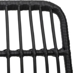 La Dolce Vita - Salon De Jardin 7 Pièces - Salon De Terrasse - Salon De Jardin Avec Chaises Et Table - Salon De Plein Air Poly Rotin Noir -Jardin Meubles Magasin 1195x1200 12