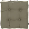 In The Mood Collection Coussin De Matelas Kroft - 45 X 45 X 7 Cm - Vert Foncé