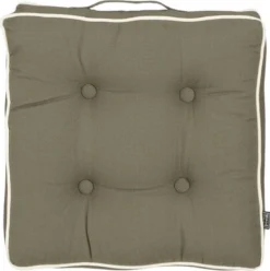 In The Mood Collection Coussin De Matelas Kroft - 45 X 45 X 7 Cm - Vert Foncé