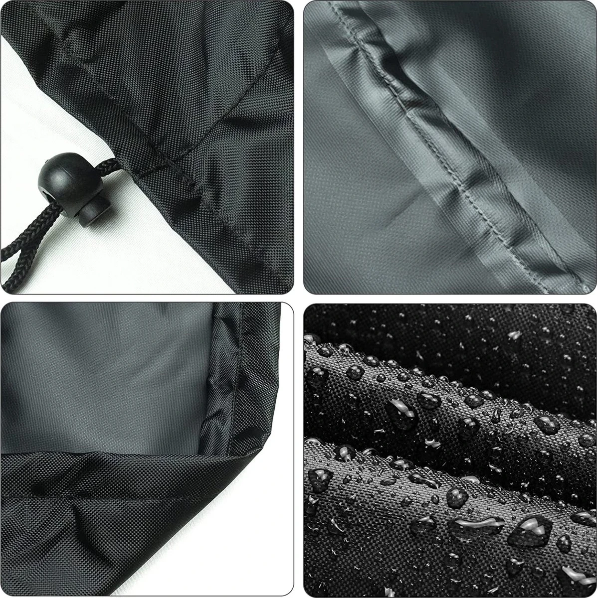 Rond, Plateau De Table De Terrasse, Housse De Salon De Jardin Outdoor , Nappe Ronde Ajustée, Nappe Imperméable, Nappe Lavable Pour Usage Extérieur/intérieur, Diamètre 114 Cm, Noir 2 Rond, Plateau De Table De Terrasse, Housse De Salon De Jardin Outdoor , Nappe Ronde Ajustée, Nappe Imperméable, Nappe Lavable Pour Usage Extérieur/intérieur, Diamètre 114 Cm, Noir – Image 2