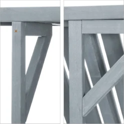 Balcon De Table Pliante Relaxdays - Table De Balcon En Bois Pliable - Petite Balustrade De Balcon De Table Suspendue -Jardin Meubles Magasin 1198x1200 22