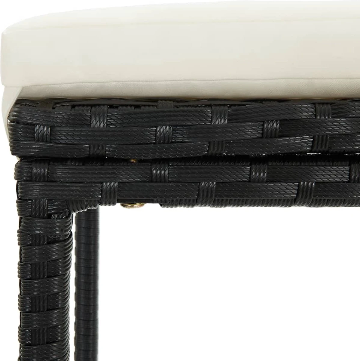 Prolenta Premium - Ensemble De Bar De Jardin 8 Pièces Avec Coussins Polyrotin Noir 11 Prolenta Premium - Ensemble De Bar De Jardin 8 Pièces Avec Coussins Polyrotin Noir – Image 11