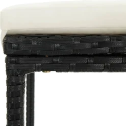 Prolenta Premium - Ensemble De Bar De Jardin 4 Pièces Avec Coussins Poly Rotin Noir -Jardin Meubles Magasin 1198x1200 34