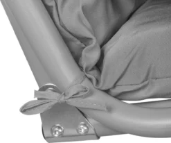 Banc De Balançoire Springos | Venise-Swing | 3 Places | Imperméable à L'eau | Comprend 2 Coussins | Auvent Réglable | 163 X 193 X 120 Cm | Gris -Jardin Meubles Magasin 1200x1002 2