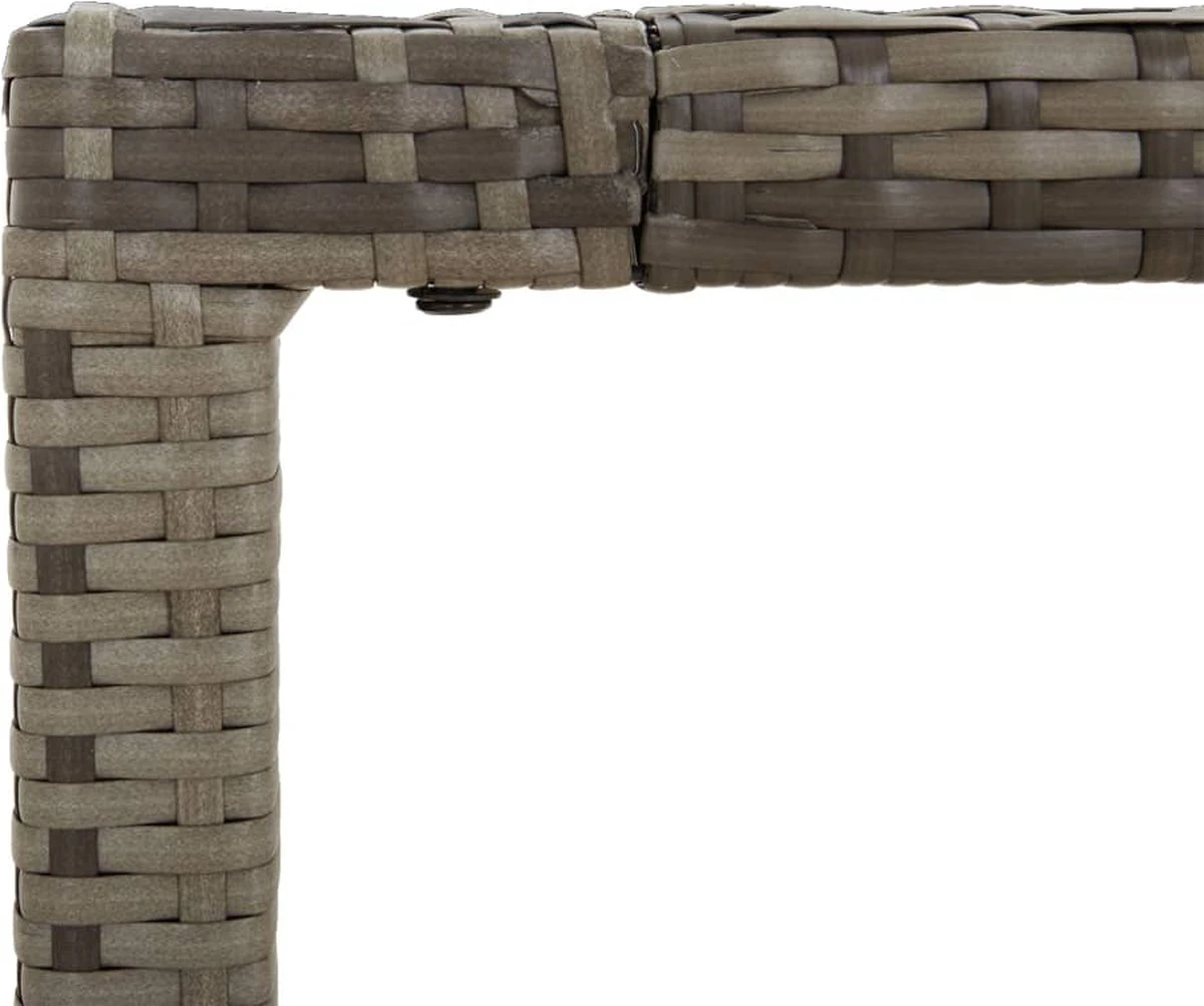 La Dolce Vita - Salon De Jardin 3 Pièces - Salon De Terrasse - Salon De Jardin Avec Chaises Et Table - Salon De Plein Air Avec Coussins Poly Rotin Gris 5 La Dolce Vita - Salon De Jardin 3 Pièces - Salon De Terrasse - Salon De Jardin Avec Chaises Et Table - Salon De Plein Air Avec Coussins Poly Rotin Gris – Image 5