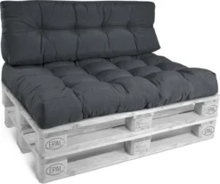 Beautissu De Palette Beautissu Eco Style - Coussin D'assise 120x80 Cm Pour Canapé-palette - Kussen Gris Graphite - Coussins De Palette En Qualité Coussin De Matelas -Jardin Meubles Magasin 1200x1004 12