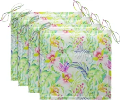 Prolenta Premium - Chaises De Jardin De Jardin 4 Pcs Avec Coussins à Motif De Feuilles En Teck Massif 21 Prolenta Premium - Chaises De Jardin De Jardin 4 Pcs Avec Coussins à Motif De Feuilles En Teck Massif -Jardin Meubles Magasin 1200x1005 6