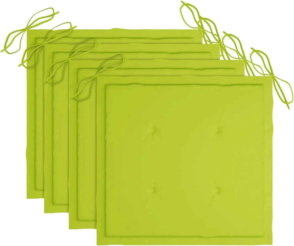 Prolenta Premium - Chaises De Jardin De Jardin 3 Pcs Avec Coussins Vert Vif En Teck Massif 6 Prolenta Premium - Chaises De Jardin De Jardin 3 Pcs Avec Coussins Vert Vif En Teck Massif – Image 6