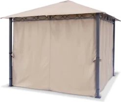Pavillon De Jardin 3x3 M 280 G / M² Bâche De Toit étanche Pavillon Premium Avec 4 Parois Latérales Tente De Jardin En Tente De Fête Crème 25 Pavillon De Jardin 3x3 M 280 G / M² Bâche De Toit étanche Pavillon Premium Avec 4 Parois Latérales Tente De Jardin En Tente De Fête Crème -Jardin Meubles Magasin 1200x1012 1