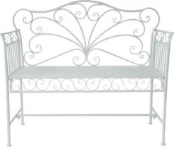 Outsunny Banquette De Jardin Banc Fleuri Banc De Parc Mobilier De Jardin 2 Places Métal Blanc 84B-077 13 Outsunny Banquette De Jardin Banc Fleuri Banc De Parc Mobilier De Jardin 2 Places Métal Blanc 84B-077 -Jardin Meubles Magasin 1200x1012