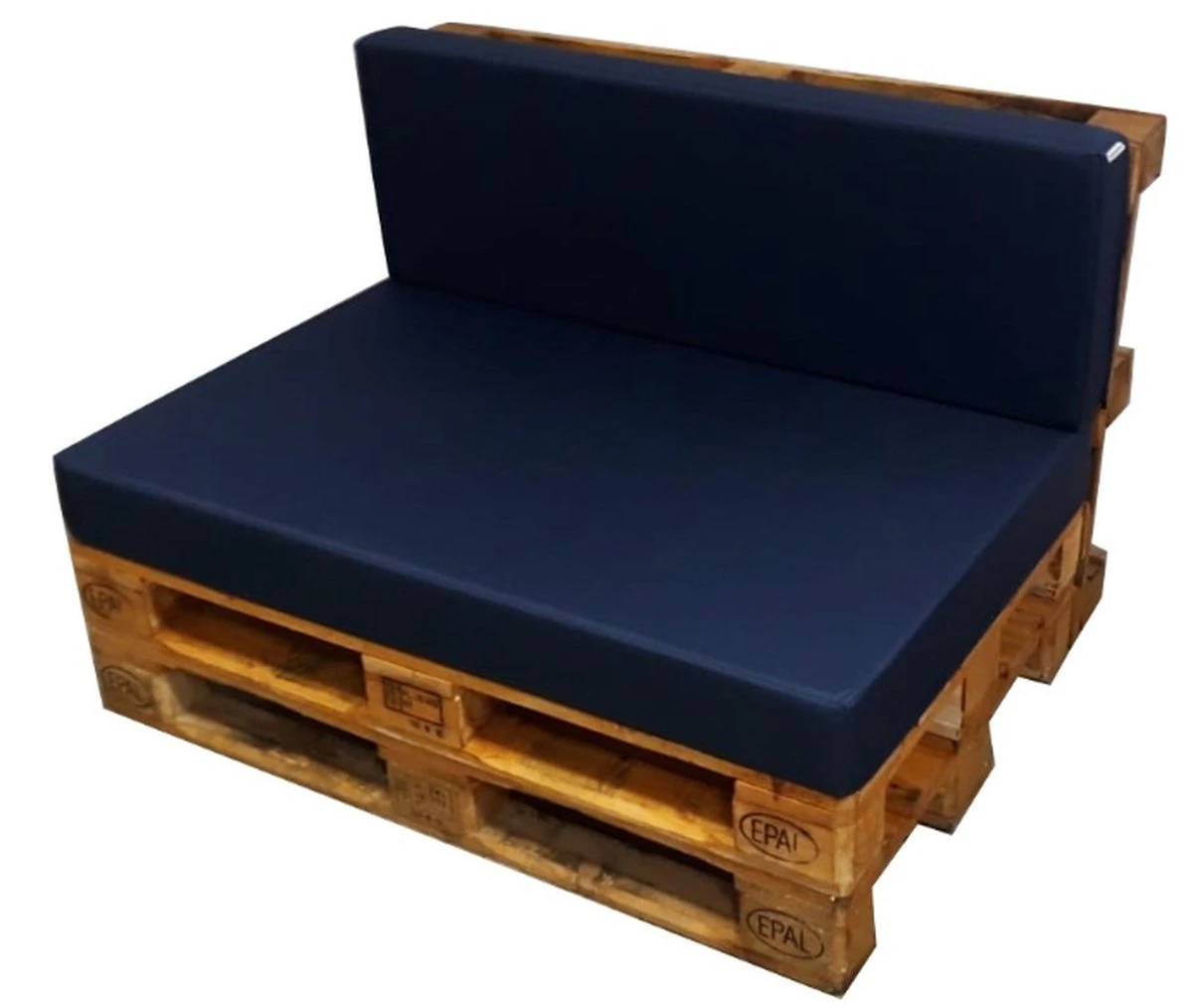 Coussin De Palette De Banque De Palette Tubbli Bleu Marine Plusieurs Couleurs 10 Cm D'épaisseur Waterproof à L'eau 2 Coussin De Palette De Banque De Palette Tubbli Bleu Marine Plusieurs Couleurs 10 Cm D'épaisseur Waterproof à L'eau – Image 2