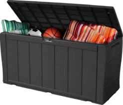 Coffre De Rangement En Plastique Mobilier De Jardin Keter Sherwood 270L Anthracite -Jardin Meubles Magasin 1200x1018 5