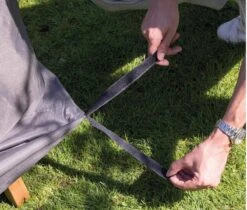 ATLANTIS Ensemble Salon / Jardin Housse De Protection Résistant Aux Intempéries - 200 X 150 X 75 Cm - Grijs / Anthracite -Jardin Meubles Magasin 1200x1018 6