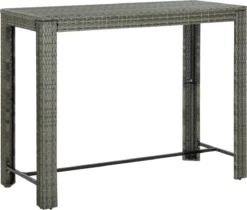 Prolenta Premium - Ensemble De Bar De Jardin 9 Pièces Avec Coussins En Polyrotin Couleur Anthracite 14 Prolenta Premium - Ensemble De Bar De Jardin 9 Pièces Avec Coussins En Polyrotin Couleur Anthracite -Jardin Meubles Magasin 1200x1019 4