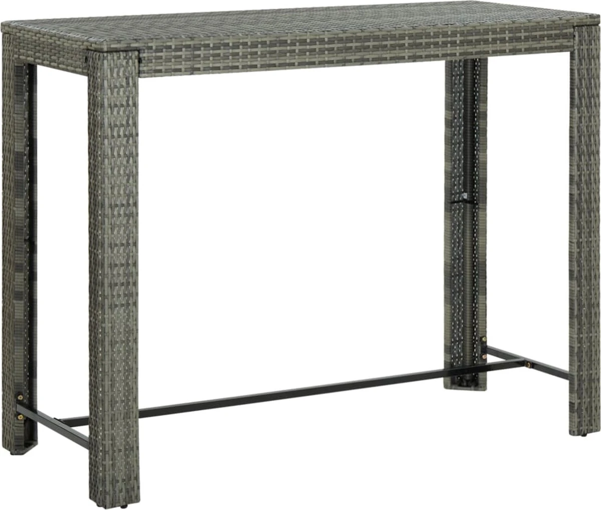 Prolenta Premium - Ensemble De Bar De Jardin 9 Pièces Avec Coussins En Polyrotin Couleur Anthracite 3 Prolenta Premium - Ensemble De Bar De Jardin 9 Pièces Avec Coussins En Polyrotin Couleur Anthracite – Image 3