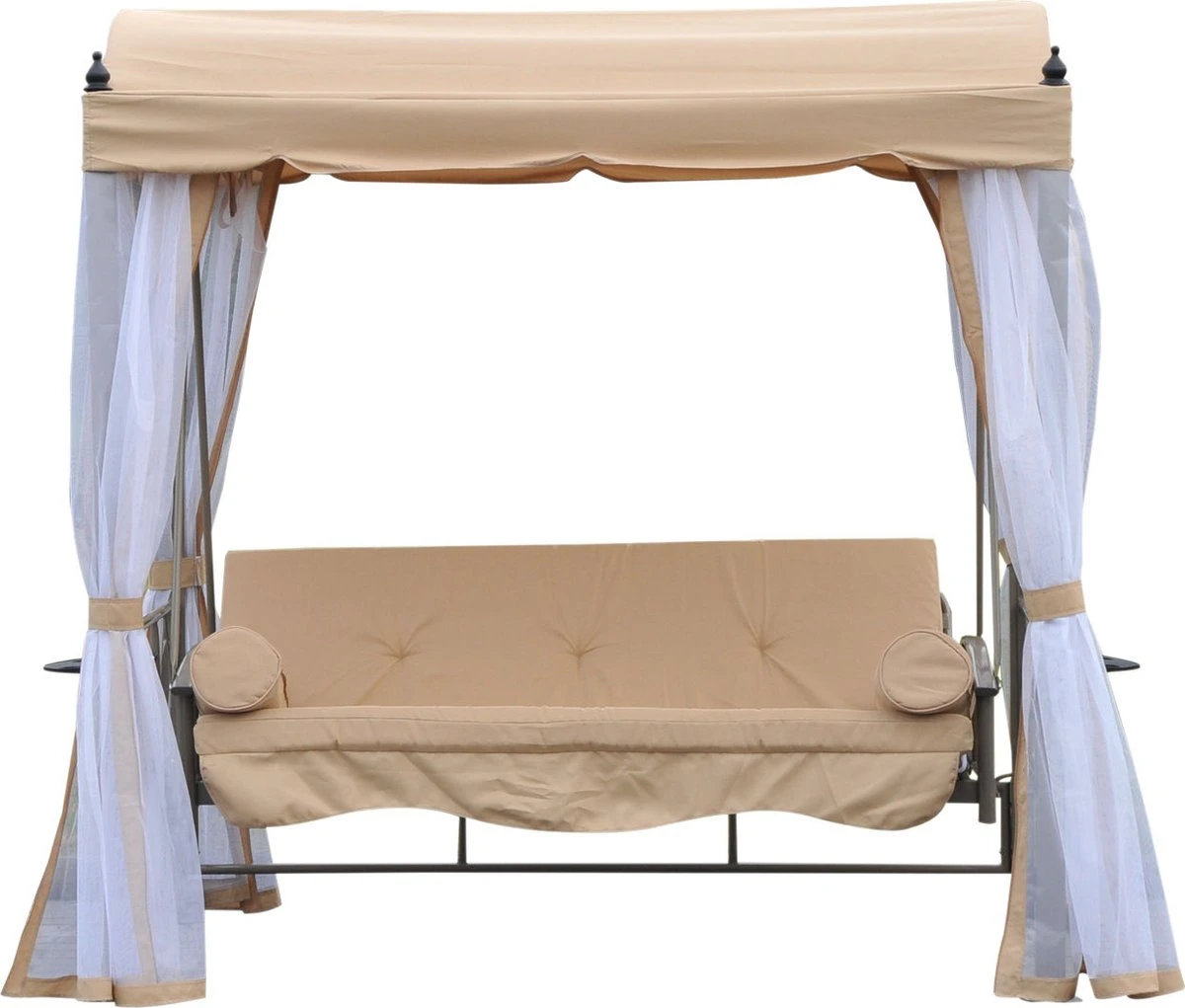 Outsunny Hollywood Swing Balançoire De Jardin Chaise Longue D'extérieur Swing Seat Swing 3 Places 84A-023 7 Outsunny Hollywood Swing Balançoire De Jardin Chaise Longue D'extérieur Swing Seat Swing 3 Places 84A-023 – Image 7