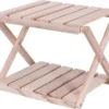 Table D'appoint En Bois Pour Le Jardin 38,5 Cm - Mobilier De Jardin / Mobilier De Camping - Table De Jardin - Table Pliante / Table Pliante