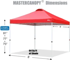 Party Foldable - Zinaps Slant Leg Pop Canopy Tente Auvent Plein Air Instantané Installation Facile Protection Pliante Blue Ciel (WK 02130) -Jardin Meubles Magasin 1200x1025 4