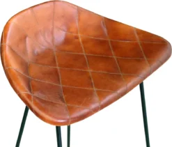 Prolenta Premium - Ensemble De Bar 7 Pièces En Bois De Sesham Massif Et Cuir Véritable -Jardin Meubles Magasin 1200x1026 3