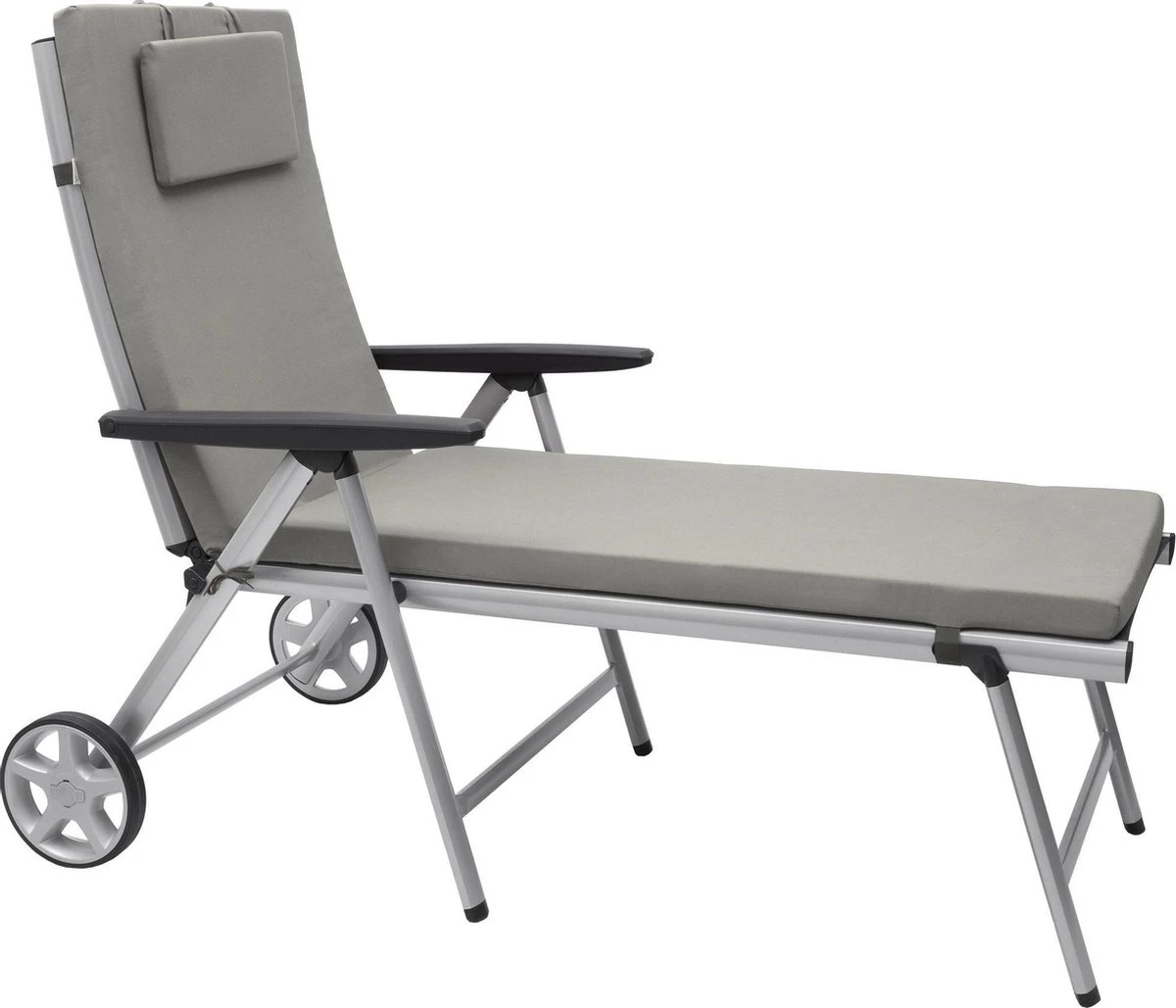 Beautissu Loft RL Coussin De Chaise Longue 200 X 60 X 5 Cm - Kussen Chaise Longue Coussins De Chaise De Jardin Gris Clair 5 Beautissu Loft RL Coussin De Chaise Longue 200 X 60 X 5 Cm - Kussen Chaise Longue Coussins De Chaise De Jardin Gris Clair – Image 5