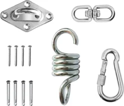 Hamac De Luxe , Sac De Boxe, Système De Suspension De Balançoire HEAVY DUTY ! Jusqu'à 450KG Pour Le BOIS Et Le BÉTON, Le PLAFOND Et Le MUR -Jardin Meubles Magasin 1200x1030 2