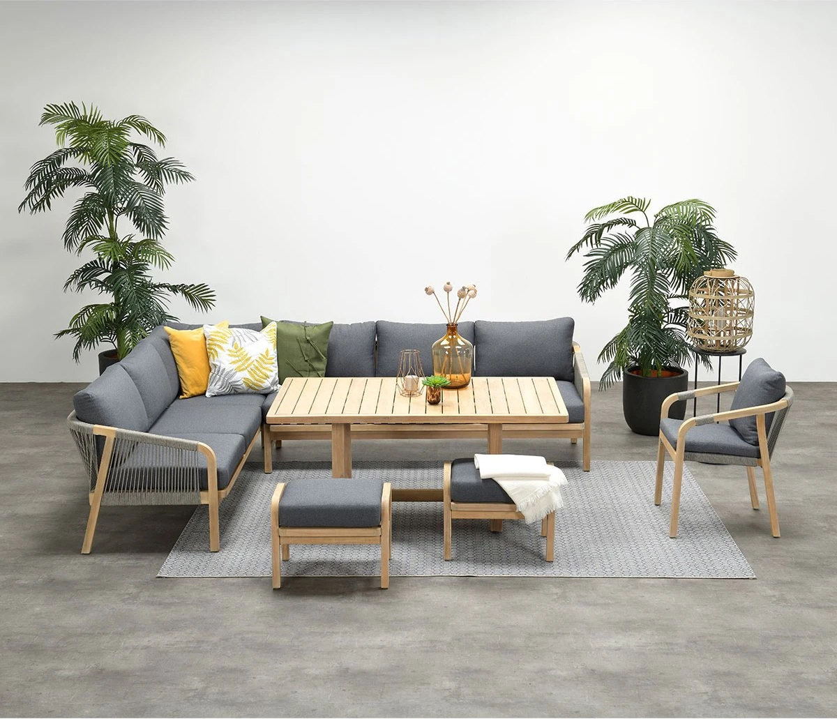 Garden Impressions Alora Salon Salle à Manger 5 Pièces Gauche - Gris Foncé 5 Garden Impressions Alora Salon Salle à Manger 5 Pièces Gauche - Gris Foncé – Image 5