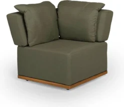 Tierra Outdoor Lounge Set Valkery Left - Grand Canapé D'angle - Aluminium - Tous Temps - Teck - Vert 13 Tierra Outdoor Lounge Set Valkery Left - Grand Canapé D'angle - Aluminium - Tous Temps - Teck - Vert -Jardin Meubles Magasin 1200x1034 4