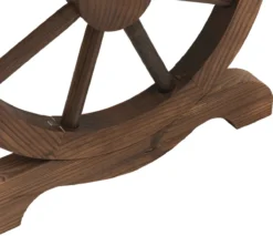 Table De Jardin Elfers De Nancy's - Table De Balcon - Table En Bois - Résistant Aux Intempéries - Forme De Roue - Massief Hout - Naturel - 115 X 60 X 65 Cm 17 Table De Jardin Elfers De Nancy's - Table De Balcon - Table En Bois - Résistant Aux Intempéries - Forme De Roue - Massief Hout - Naturel - 115 X 60 X 65 Cm -Jardin Meubles Magasin 1200x1035 4