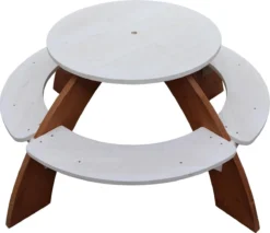 AXI Orion Table Pique Nique Enfant Ronde En Bois Marron & Blanc - Table Picnic Avec Parasol Pour Le Jardin 27 AXI Orion Table Pique Nique Enfant Ronde En Bois Marron & Blanc - Table Picnic Avec Parasol Pour Le Jardin -Jardin Meubles Magasin 1200x1036 2