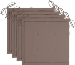 Prolenta Premium - Chaises De Jardin De Jardin 4 Pcs Avec Coussins En Bois D'acacia Massif -Jardin Meubles Magasin 1200x1037 4