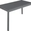 NATERIAL - Table De Balcon Rectangulaire IDAHO - 144 X 70 X 75 Cm - 2 à 4 Personnes - Aluminium - Anthracite - Gris Foncé - Table à Manger - Table De Jardin - Table D'appoint