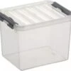Bac De Rangement - Ranger - Opbergbox 3L Transparent 20 X 15 X 14,3 Cm - Opbergbox - Transparent - 3 Pièces