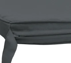Beautissu Coussin De Chaise Set De 4 Coussins D'assise Extérieur 45x40x5 Cm – Coussin Grijs – Coussin D'Assise Avec Ruban - Pia -Jardin Meubles Magasin 1200x1062 6