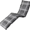 Madison - Coussin De Jardin - Coussin De Salon - 200 X 60cm - Simon Grijs - Coussin De Chaise Longue