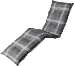 Madison - Coussin De Jardin - Coussin De Salon - 200 X 60cm - Simon Grijs - Coussin De Chaise Longue