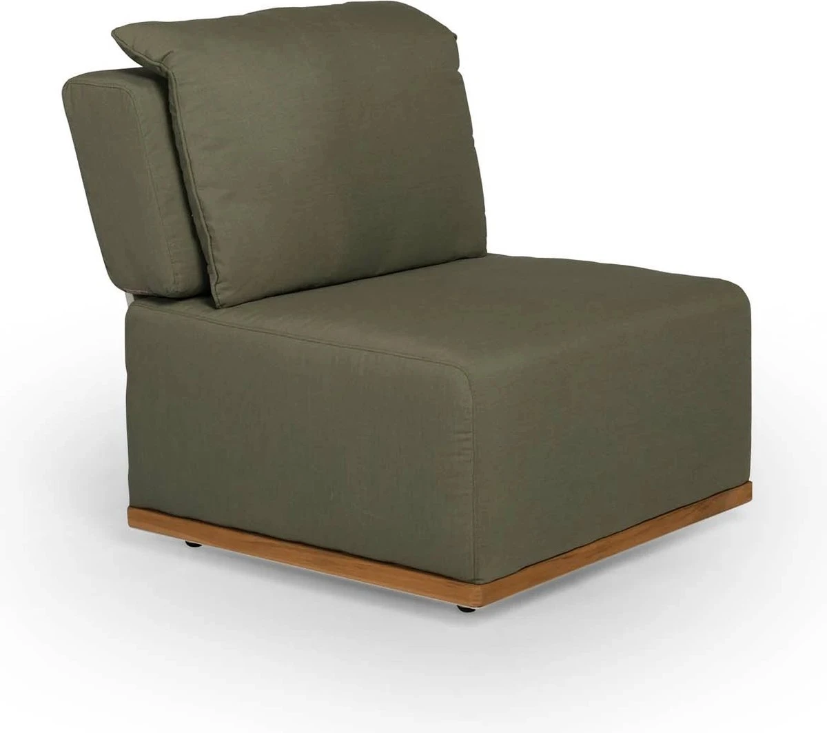 Tierra Outdoor Lounge Set Valkery Left - Grand Canapé D'angle - Aluminium - Tous Temps - Teck - Vert 6 Tierra Outdoor Lounge Set Valkery Left - Grand Canapé D'angle - Aluminium - Tous Temps - Teck - Vert – Image 6