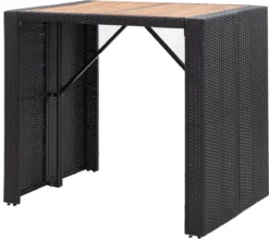 Prolenta Premium - Ensemble De Bar De Jardin 5 Pièces Poly Rotin Et Bois D'acacia Noir 15 Prolenta Premium - Ensemble De Bar De Jardin 5 Pièces Poly Rotin Et Bois D'acacia Noir -Jardin Meubles Magasin 1200x1064 8