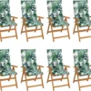 Furniture Limited - Chaises De Jardin 8 Pcs Réglables Avec Coussins En Teck Massif