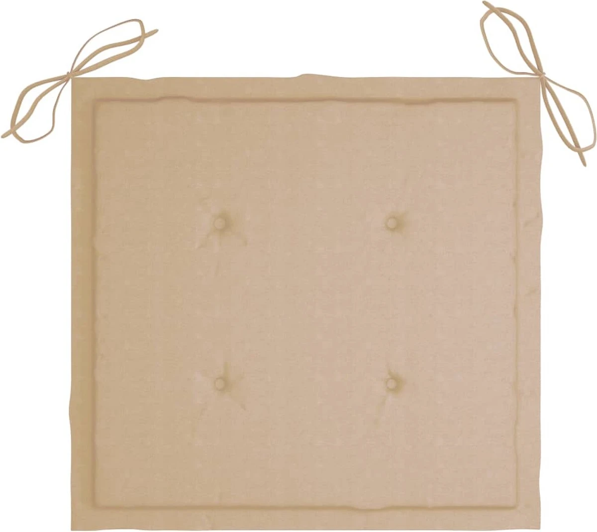 Prolenta Premium - Chaises De Jardin De Jardin 4 Pcs Avec Coussins Beiges En Teck Massif 2 Prolenta Premium - Chaises De Jardin De Jardin 4 Pcs Avec Coussins Beiges En Teck Massif – Image 2