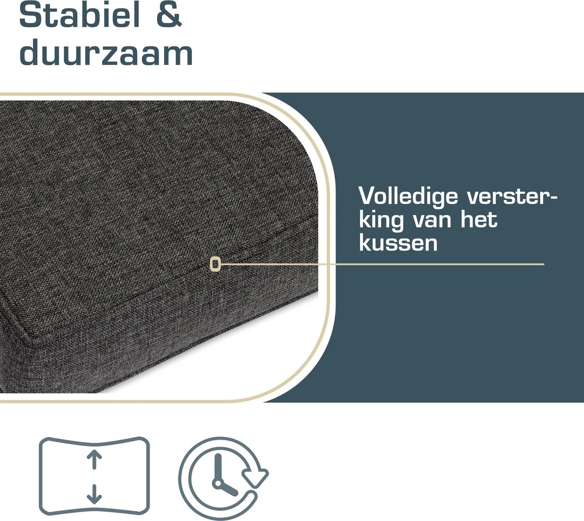 Bomoe Ilano - Coussin D'assise Lounge Plein Air 70x70cm - Coussin De Jardin épaisseur 8cm, Lavable & Protection UV - Anthracite 2 Bomoe Ilano - Coussin D'assise Lounge Plein Air 70x70cm - Coussin De Jardin épaisseur 8cm, Lavable & Protection UV - Anthracite – Image 2