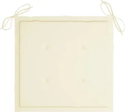 Prolenta Premium - Chaises De Jardin De Jardin 2 Pcs Avec Coussins Couleur Crème En Teck Massif -Jardin Meubles Magasin 1200x1070 2